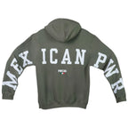 Hoodie MEXICAN POWER Verde Olivo
