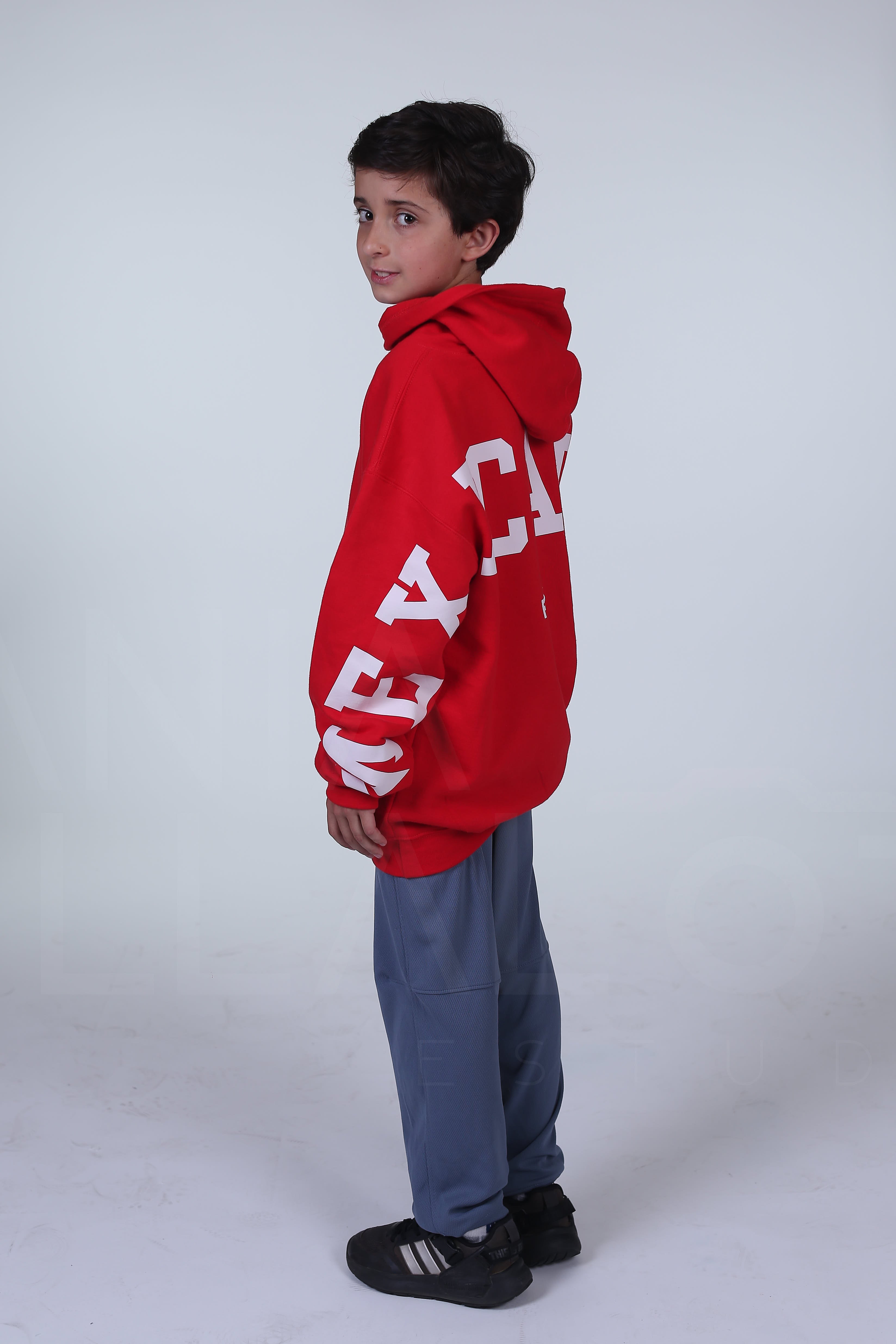 Hoodie MEXICAN POWER Rojo Niños