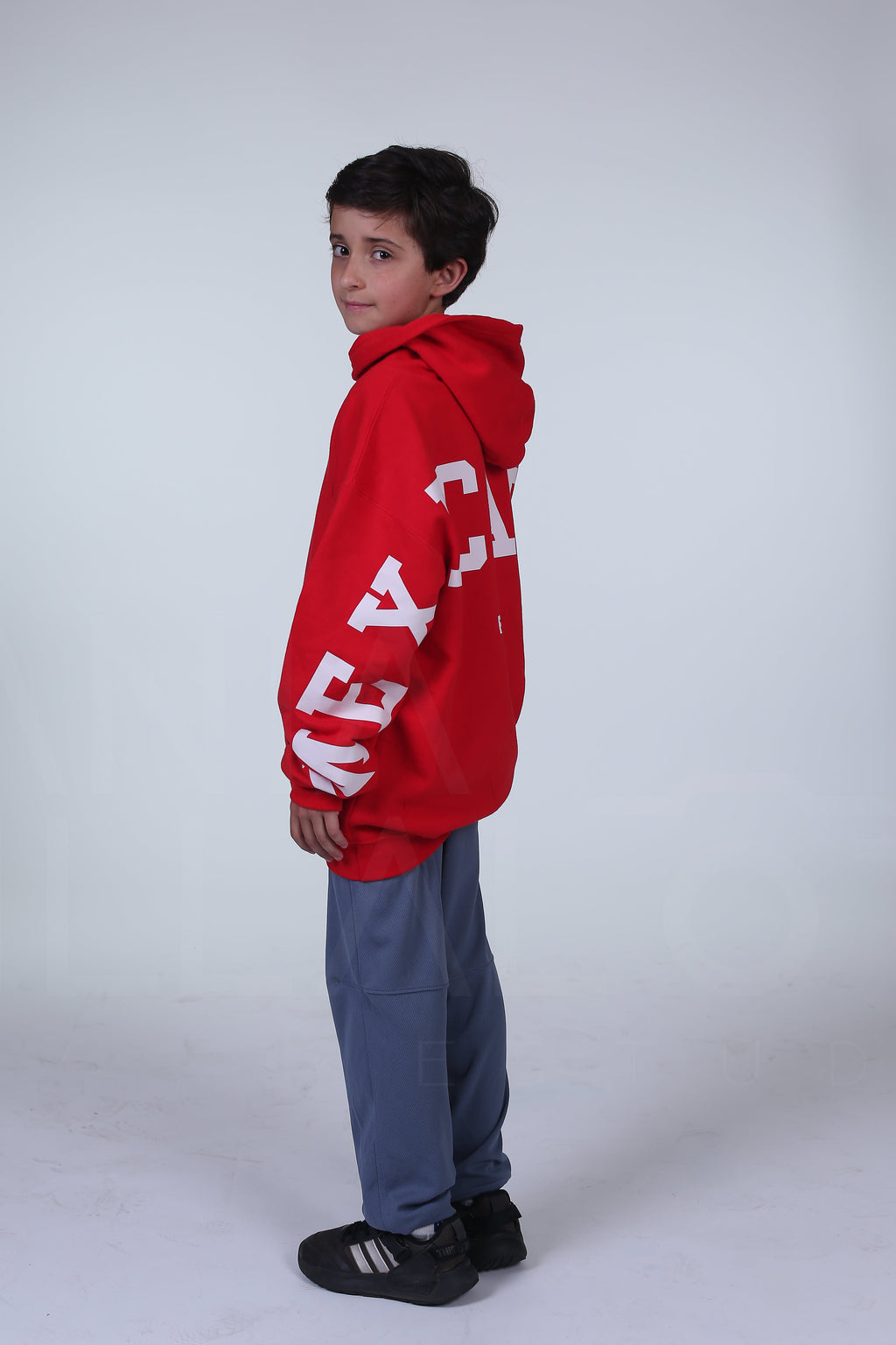 Hoodie MEXICAN POWER Rojo Niños