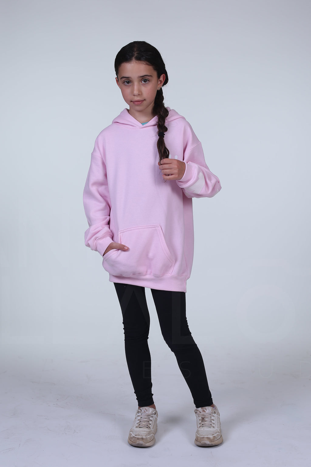 Hoodie MEXICAN POWER Rosa Niños