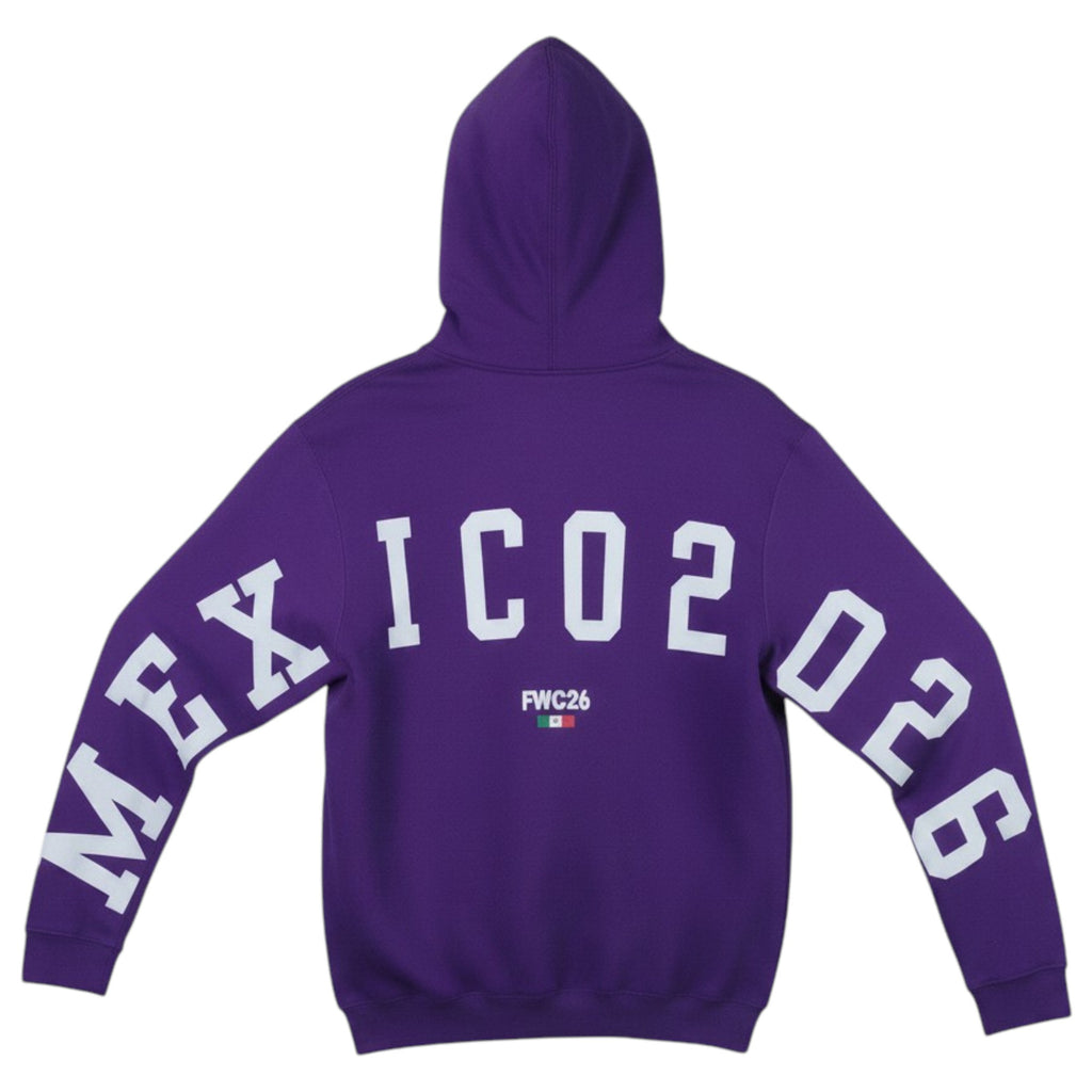Hoodie MEXICAN POWER Morada