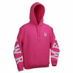 Hoodie MEXICAN POWER Rosa con Blanco