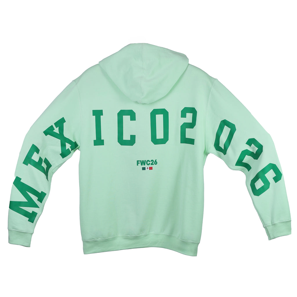Hoodie MEXICAN POWER Verde Menta