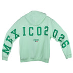 Hoodie MEXICAN POWER Verde Menta