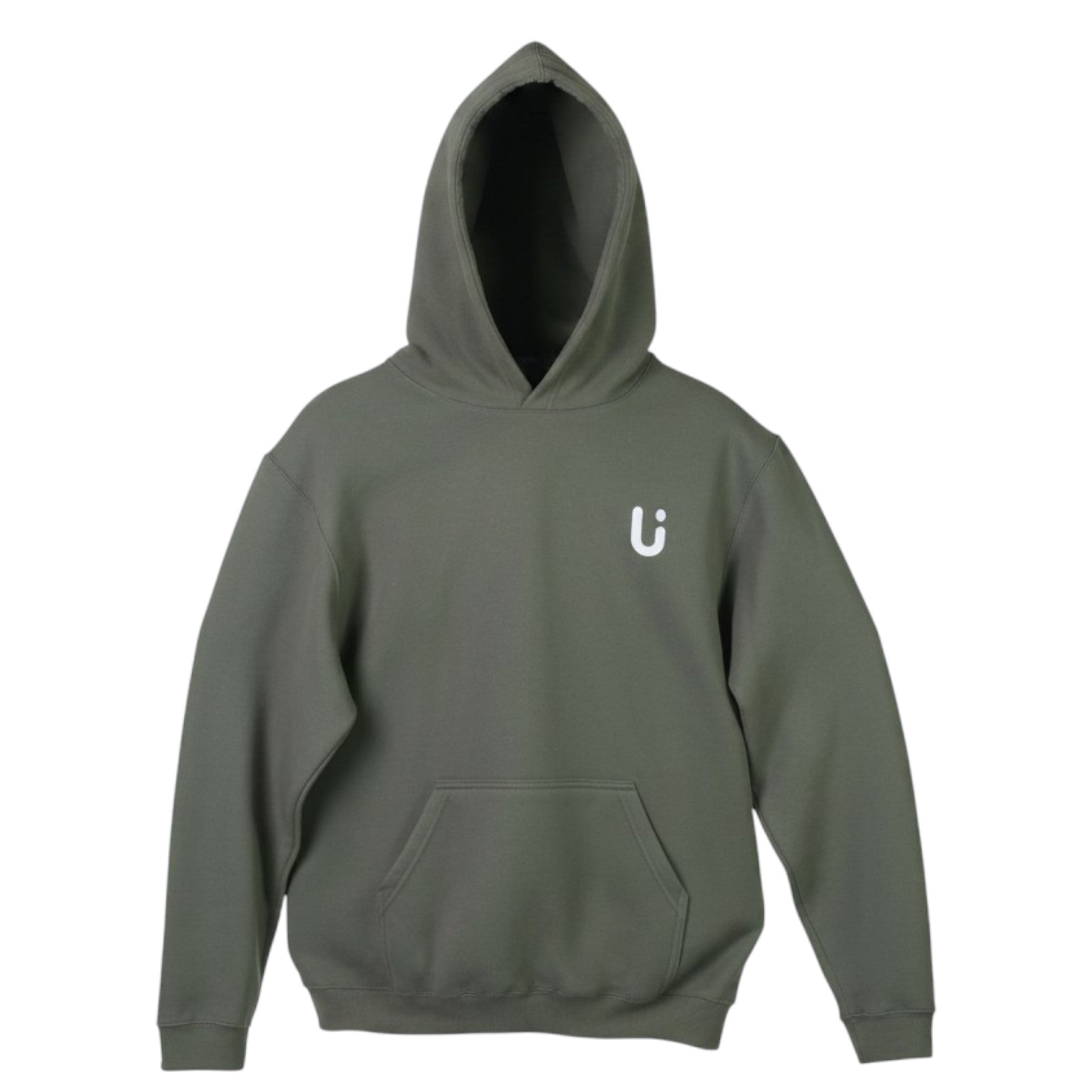 Hoodie Print Mexican PWR Gris con Verde