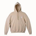 Hoodie Print Mexican PWR Beige con Negro