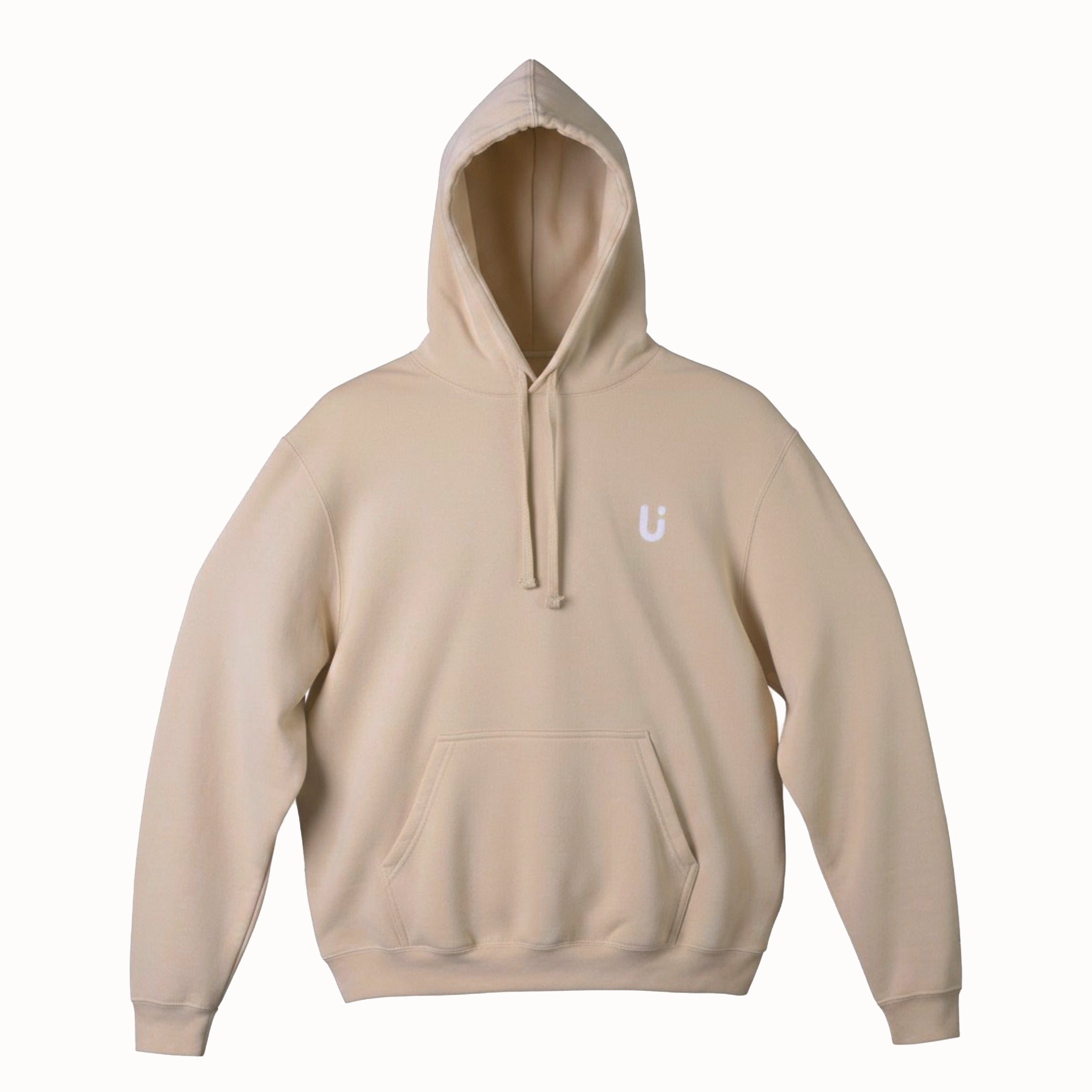 Hoodie Print Mexican PWR Beige con Negro